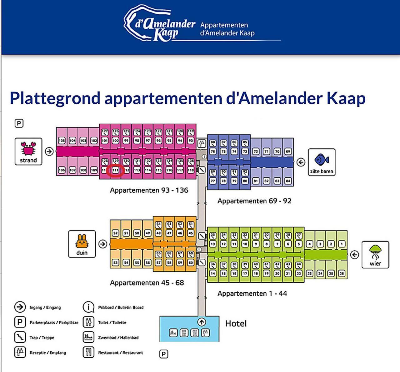 Appartement De Kompaan, Resort Amelander Kaap Hollum  Exterior foto